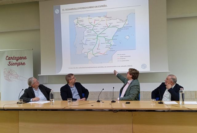 Los expertos ferroviarios convocados por Cartagena Siempre auguran que el AVE no llegará hasta el 2032 - 2, Foto 2