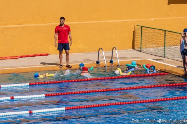 Inscripción abierta para los cursos estivales de natación en Cartagena - 1, Foto 1