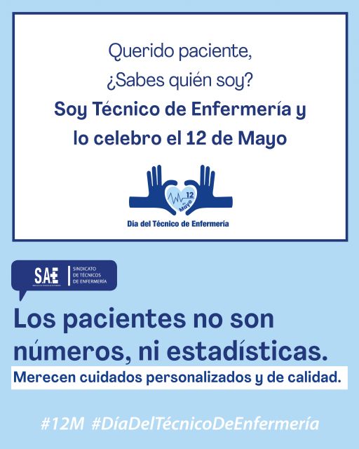 12 de mayo: el dia del técnico de enfermería - 1, Foto 1