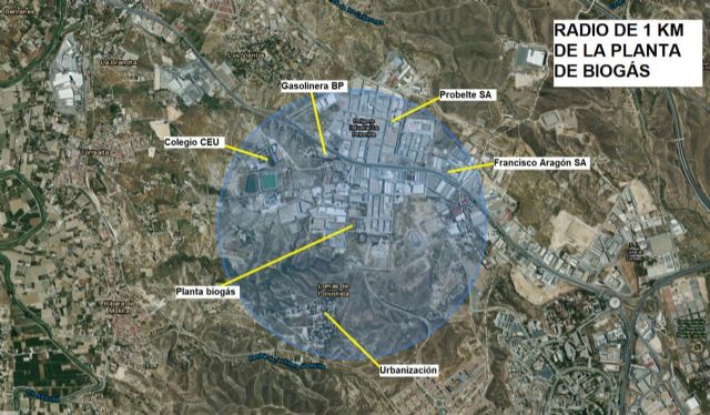 La Plataforma No a la Planta de Biogás exige la paralización inmediata de las obras por falseamiento de distancias a industrias peligrosas en la Evaluación de Impacto Ambiental - 1, Foto 1