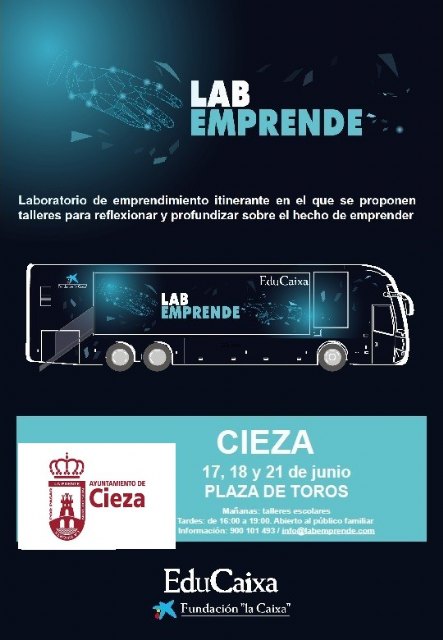 Llega a Cieza Labemprende, el laboratorio de emprendimiento de la Caixa - 1, Foto 1