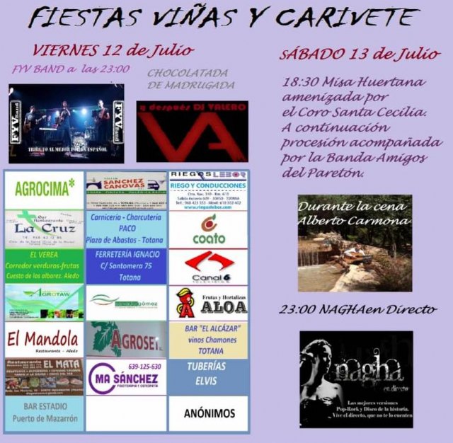 Las fiestas de la diputación de Viñas y Carivete se celebran este próximo fin de semana, Foto 2