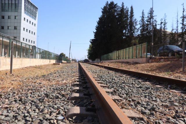 El Ayuntamiento de Lorca culmina los trabajos de desbroce y limpieza del tramo urbano del trazado de la vía del tren - 2, Foto 2