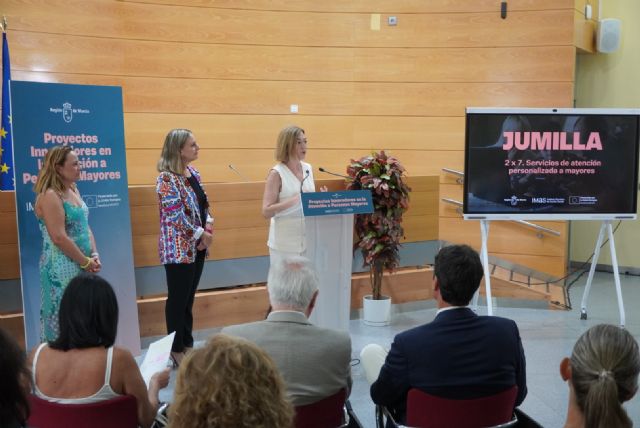 Jumilla presenta su proyecto 2x7 en un acto regional sobre proyectos innovadores para la atención de personas mayores - 5, Foto 5