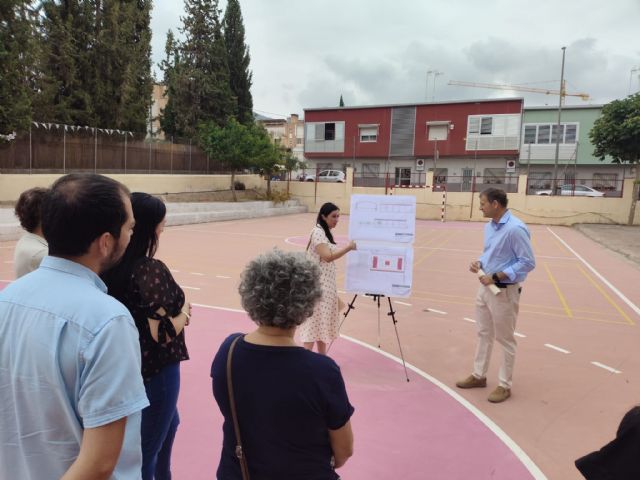 El Ayuntamiento cubrirá una pista deportiva del colegio Virgen de la Fuensanta de La Alberca con una inversión superior a 216.000 euros - 2, Foto 2