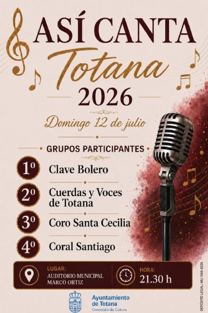 Así Canta Totana se celebra este domingo con la participación de cuatro grupos - 2, Foto 2