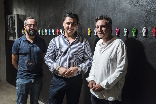 Nicolás de Maya inaugura el nuevo espacio artístico del auditorio de San Javier con una muestra del  proceso creativo del cartel de la 47 edición del Festival de Teatro, Música y Danza - 1, Foto 1
