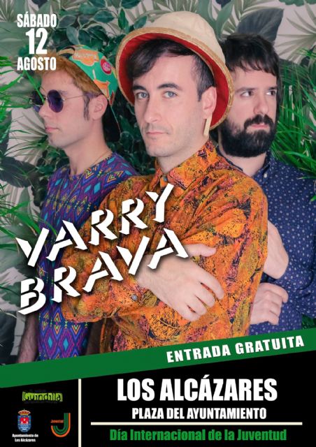 Los Alcázares celebrarán el Día Internacional de la Juventud con un concierto gratuito de Varry Brava - 2, Foto 2