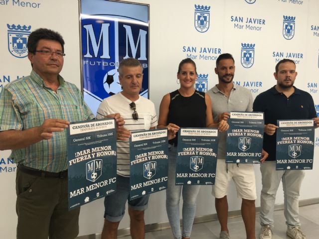 El Mar Menor F.C. abre su campaña de abonos por 50 y 100 euros para la nueva temporada que también se podrá ver en la plataforma Footters - 1, Foto 1