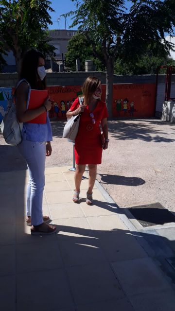 Educación mejora la red de distribución de agua del colegio Hellín Lasheras de Javalí Viejo - 1, Foto 1