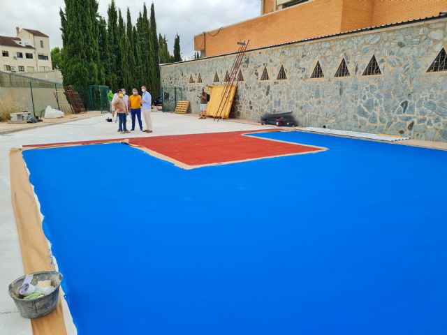 El Ayuntamiento de Caravaca habilita zonas de juego en los exteriores del pabellón Corbalán para fomentar la práctica deportiva al aire libre - 2, Foto 2