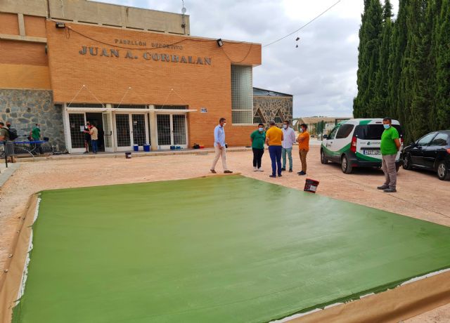 El Ayuntamiento de Caravaca habilita zonas de juego en los exteriores del pabellón Corbalán para fomentar la práctica deportiva al aire libre - 5, Foto 5