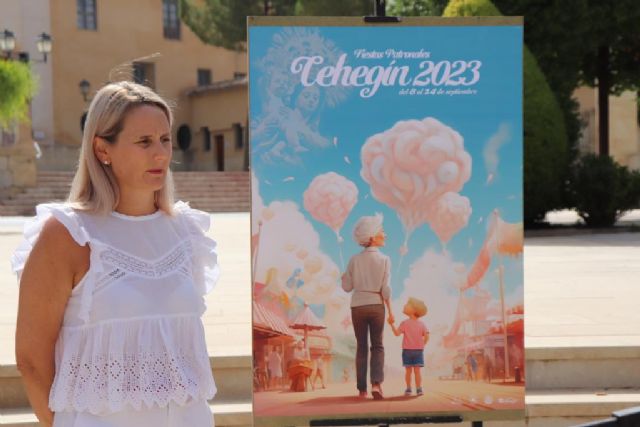 El Ayuntamiento de Cehegín presenta el cartel anunciador de las Fiestas Patronales, diseñado por Pedro Márnez - 2, Foto 2