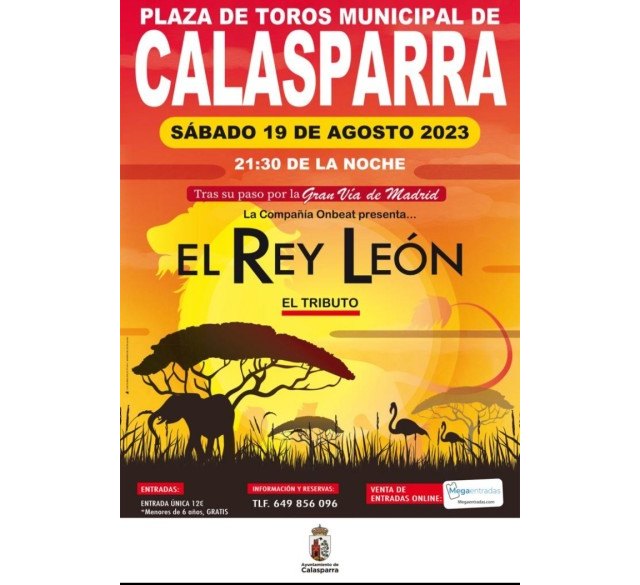 El musical El Rey León llega a Calasparra - 1, Foto 1
