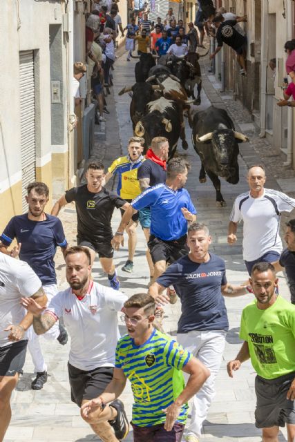 Un primer encierro rápido y emocionante en la primera cita taurina de las Fiestas Patronales de Blanca 2025 - 1, Foto 1