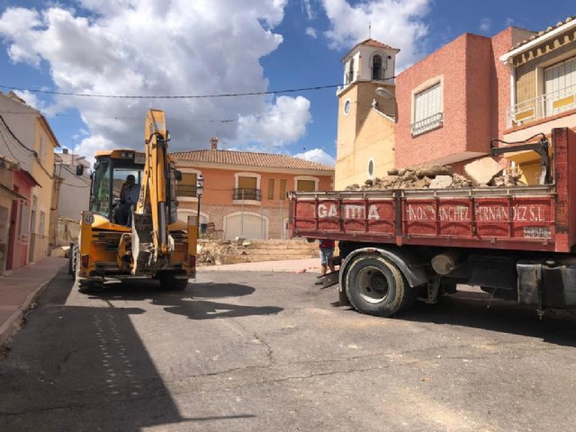 Nuevo muro en la plaza de la Iglesia de Fuente Librilla - 1, Foto 1