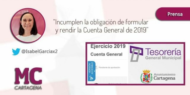 Isabel García recuerda al Gobierno local que ha incumplido el plazo para rendir la Cuenta General de 2019 - 1, Foto 1