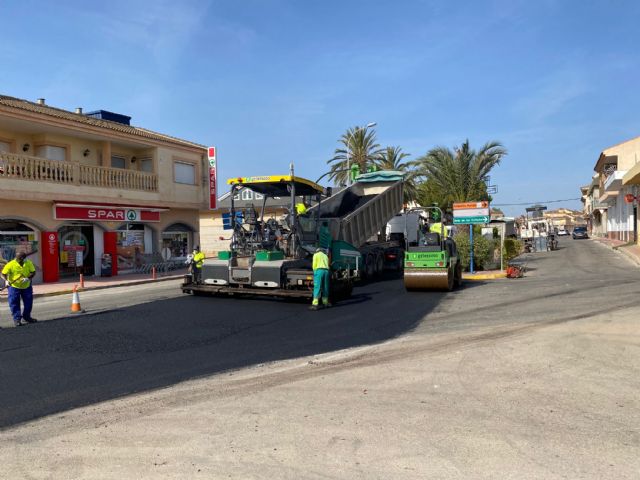 Las obras de la avenida de Murcia en Balsicas finalizarán en los próximos días - 1, Foto 1