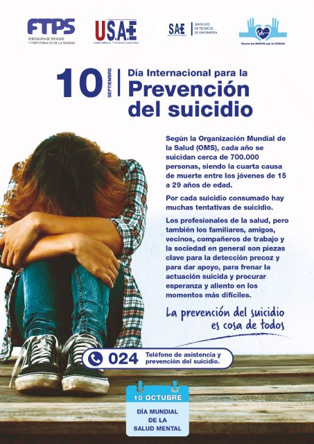 10 de septiembre, Día Internacional para la Prevención del Suicidio - 1, Foto 1