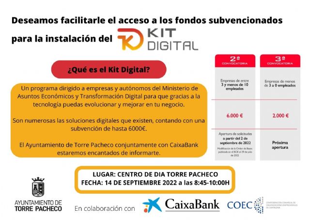 Charla informativa sobre las subvenciones Kit Digital - 1, Foto 1