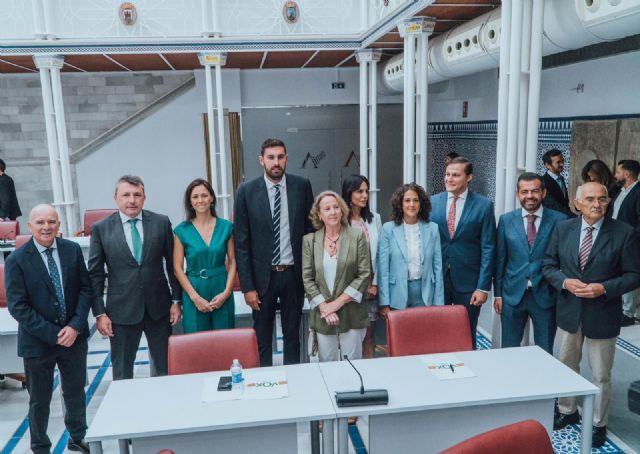 Martínez Alpañez es el nuevo portavoz del GP VOX y Ruiz y Garre los portavoces adjuntos - 1, Foto 1