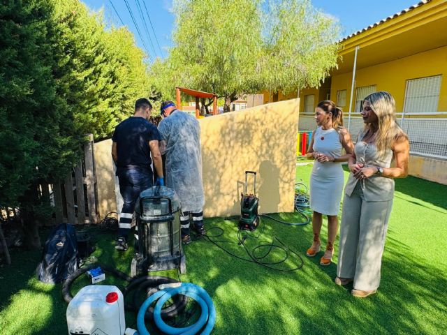 El Ayuntamiento concluye antes del comienzo del curso escolar la inspección de los 38 colegios de Lorca para prevenir la legionelosis atendiendo a la nueva normativa - 3, Foto 3