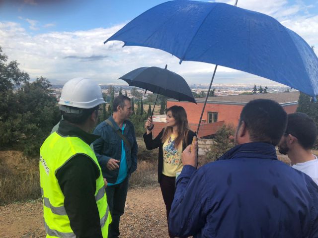 Infraestructuras instala una pantalla de 40 metros para evitar el desprendimiento de rocas en Torreagüera - 3, Foto 3