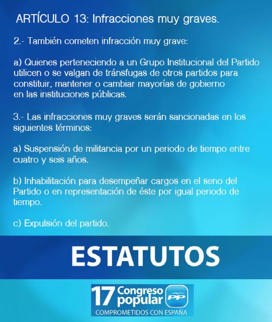 MC asegura que los Estatutos del PP obligan a la devolución del acta de Noelia Arroyo y sus concejales por pactar con tránsfugas - 1, Foto 1