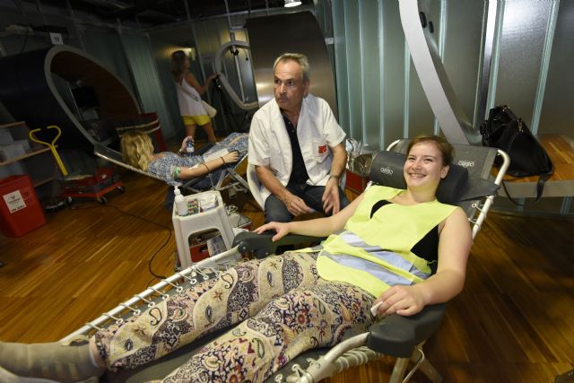 Más de 250 personas acuden a la UMU a donar sangre para contribuir al reto del Día de las Universidades Saludables - 1, Foto 1