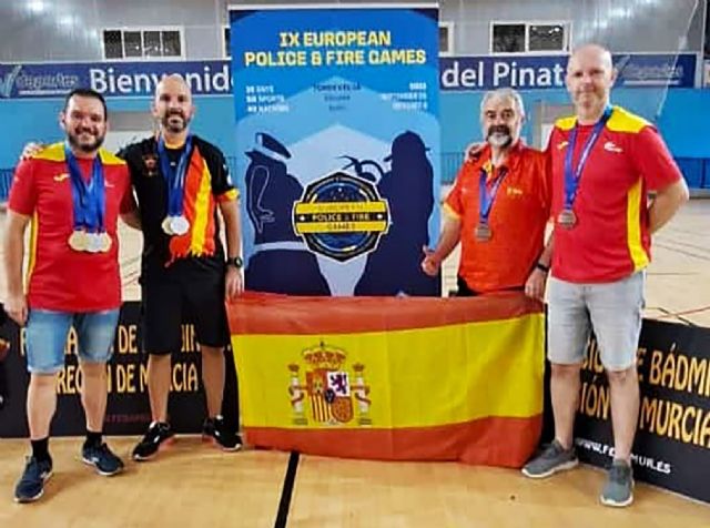 Lluvia de medallas para el Bádminton Las Torres en los Juegos Europeos de Policías y Bomberos - 1, Foto 1