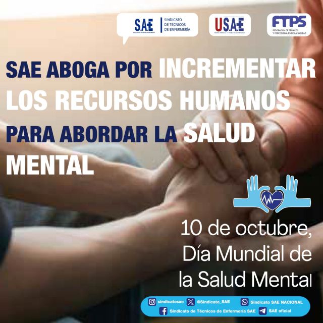 SAE aboga por incrementar los recursos humanos para abordar la salud mental - 1, Foto 1