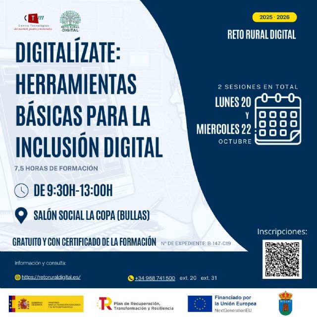 El programa Reto Rural Digital llega a La Copa de Bullas - 1, Foto 1