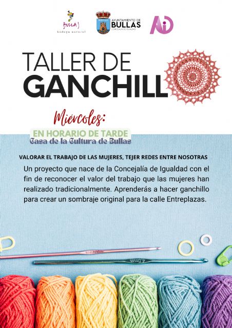 Creatividad y tradición se dan la mano en el nuevo Taller de Ganchillo de Bullas - 1, Foto 1