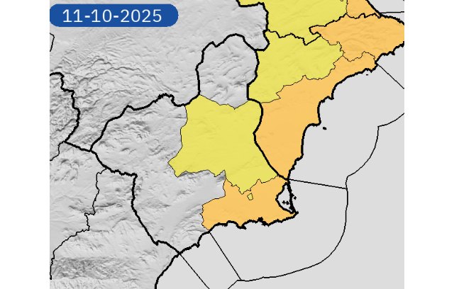 La AEMET ACTUALIZA sus avisos de Fenómenos Meteorológicos Adversos para el sábado 11 de octubre de 2025 - 1, Foto 1