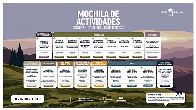 La Mochila de Actividades ofrece más de 25 propuestas para disfrutar de la naturaleza este otoño - 1, Foto 1