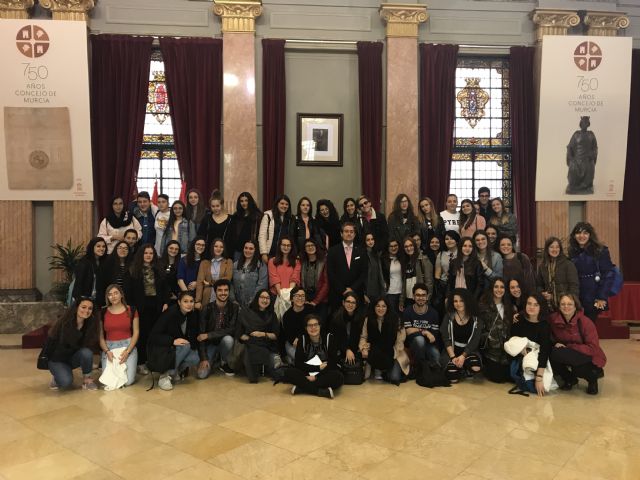 56 estudiantes italianos conocen Murcia gracias al Instituto Hispánico - 1, Foto 1