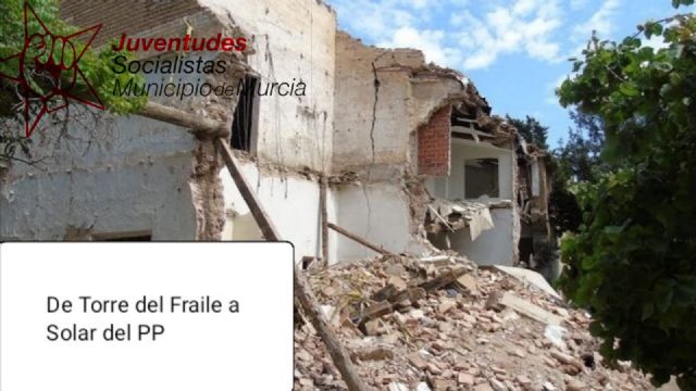 Juventudes Socialistas del Municipio de Murcia denuncia el abandono del patrimonio murciano con su campaña en redes El patrimonio se cuida - 3, Foto 3