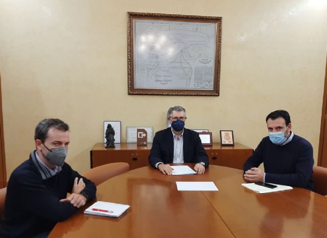 El Presidente de la CHS ha mantenido una reunión de trabajo con el alcalde de Cehegín - 1, Foto 1