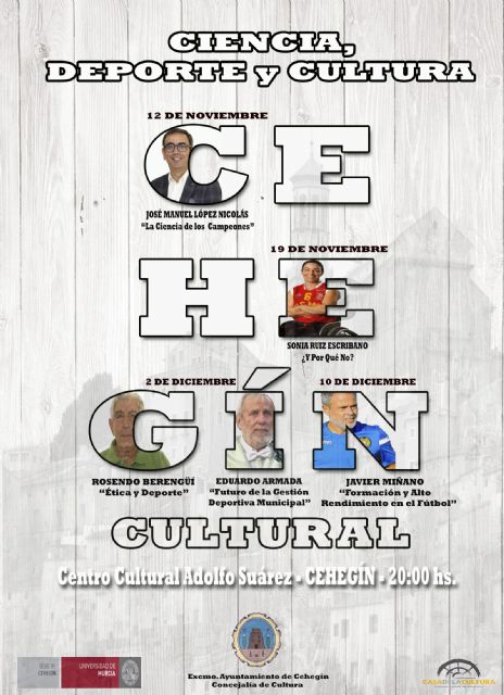 Ciencia, Deporte y Cultura en la nueva edición del ciclo de conferencias Cehegín Cultural - 3, Foto 3