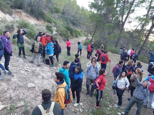 Cerca de un centenar de personas participan en la ruta Sendero La Umbría de Sierra Espuña - 1, Foto 1
