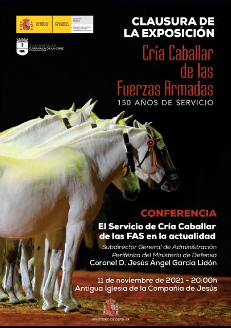 Conferencia de clausura de la exposición Cría caballar de las fuerzas armadas. 150 años de servicio - 1, Foto 1