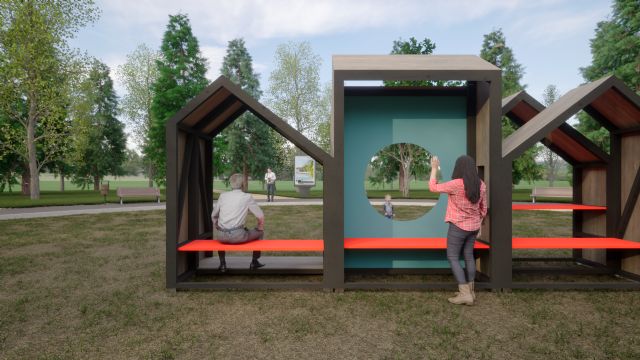 Premio al diseño de cabañas para mobiliario urbano en el que ha colaborado un alumno de Arquitectura - 2, Foto 2
