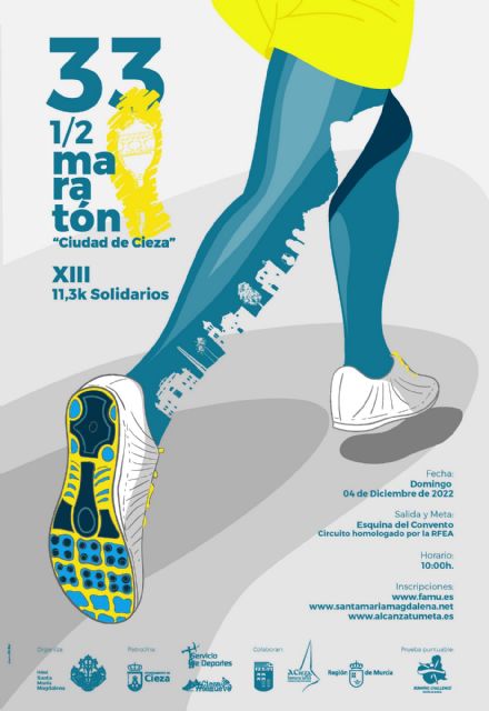 El 4 de diciembre, Cieza cumple 33 años de media maratón - 1, Foto 1