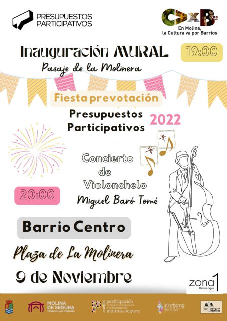 El artista José Manuel Rodríguez Trigueros, Mr. Chapu, realiza un gran mural con personajes fantásticos y de cuento en el Pasaje de La Molinera de Molina de Segura - 1, Foto 1