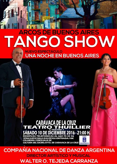 Los sonidos y ritmos del tango, este sábado en el teatro Thuillier de Caravaca - 1, Foto 1