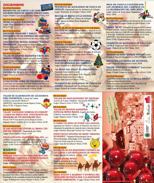 El Ayuntamiento de Cehegín presenta una programación de Navidad amplia, variada y para todos los públicos - 2, Foto 2