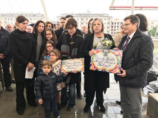 La Pasarela y Paseo Alcalde Miguel Navarro Molina rinde homenaje al que fuera Primer Edil de la ciudad de Lorca entre los años 1993 y 2006 - 4, Foto 4