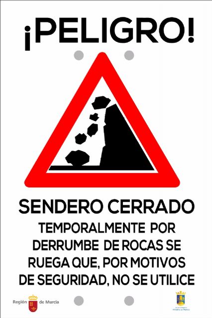 Cerrada la senda de El Cenajo a causa de los desprendimientos, Foto 5