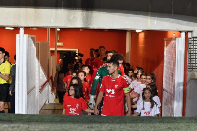 Los niños del Ceutí FC saltan al campo con los jugadores del Real Murcia gracias a La Espada - 4, Foto 4