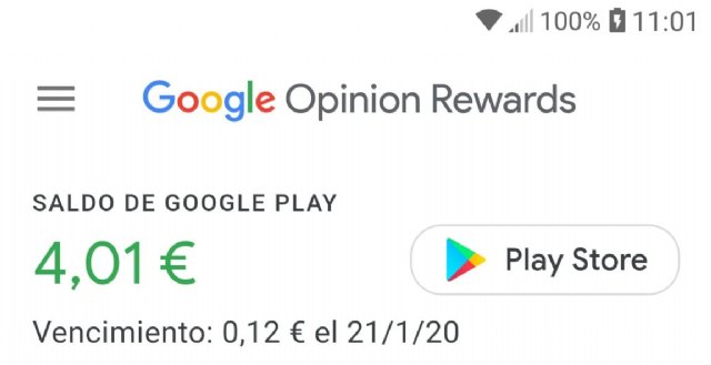 Google Opinion Rewards ahora te informa de cuándo vencen tus créditos - 1, Foto 1